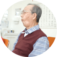 インタビューに応えるご利用者様